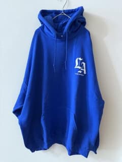 LOSTANGLERS LA LOGO HOODIE ブルーパーカー XL - メルカリ