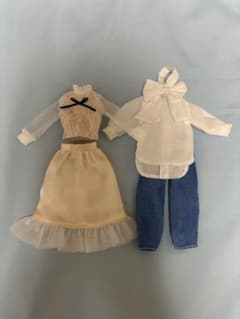 ★yu-coid 様専用☆リカちゃん／人形／洋服／セットアップ／2種類のサムネイル