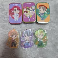 TinyTAN 키홀더 캔 케이스 정국 지민 테테진 총 6점
