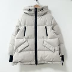 ナノユニバース　西川ダウン(R)／ソロテックスAラインダウン　オフホワイト　36 ナノユニバース 西川ダウン(R)／ソロテックスAラインダウン オフ