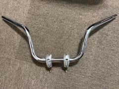 バイク用 メッキ ハンドル ハンドルポスト付きのサムネイル