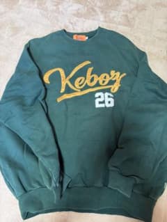 KEBOZ × FROCLUB コラボ スウェット L 緑 刺繍ワッペンのサムネイル