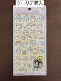 正規品 ちいかわモモンガ ボンボンドロップシール
