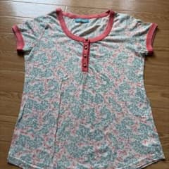 anap mimpi 半袖 Tシャツ 花柄 ヘンリーネックのサムネイル
