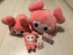 ふわもこおすわり ねんね ぬいぐるみ クッション GIGO モモ モブリー ふわもこおすわり ねんね ぬいぐるみ クッション GIGO モモ モブリー