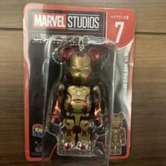 happyくじ　マーベル　ベアブリック　7　アイアンマンMark42のサムネイル