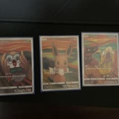 ポケモンカード　ムンク　イーブイ　コダック　モクローのサムネイル