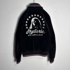 ベロア】ヒステリックグラマー スカジャン ヒスガール ブルゾン 刺繍