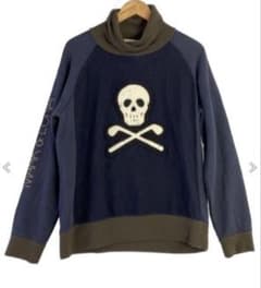 MARK & LONA スカル刺繍タートルネックセーター　ユニセックス MARK & LONA スカル刺繍タートルネックセーター ユニセックス - メルカリ