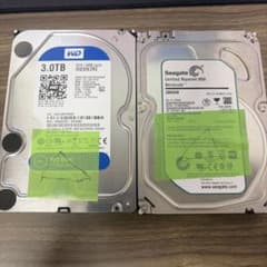 WD30EZRZ ST3000DM001 3.5インチHDD 2台セットのサムネイル