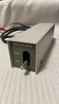 DENON 昇圧トランス　ＡＵ310 MC型ヵートリッジ用 昇圧トランス】 DENON AU-310 動作確認済み - メルカリ