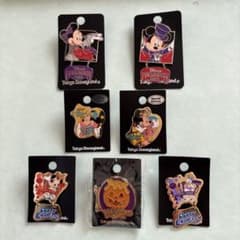 Disney ピンバッジ 7個セット（ハローウィン　スターフェス　パーティEx）のサムネイル