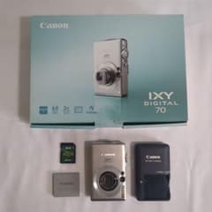 Canon IXY DIGITAL 70 PC1193 デジカメ シルバー - メルカリ