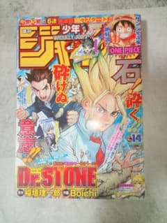 週刊少年ジャンプ 2017年 14号 Dr.STONE 新連載 初掲ハガキ付き - メルカリ