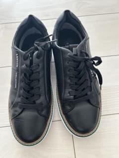 LANVIN COLLECTION レザースニーカー ブラック　24㎝のサムネイル