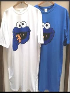 クッキーモンスターワンピTシャツ　韓国のサムネイル