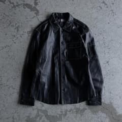 vintage t.m.f レザーシャツ レザージャケット 古着 90s y2k vintage t.m.f レザーシャツ レザージャケット 古着 90s y2k - メルカリ