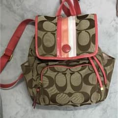 リラックマ☆様専用 COACHリュック♡希少ピンク♡のサムネイル