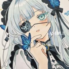 と*じ様 アナログ イラスト 手描き 原画 - メルカリ