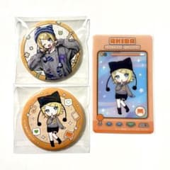 鏡音リン ドンキホーテ アイスクリームパーティー 缶バッジ 鏡音リン ドンキホーテ アイスクリームパーティー 缶バッジ