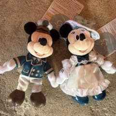 ぬいぐるみバッジ ミッキー ミニー 東京ディズニーシー 25周年 ぬいば