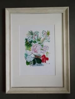 AaBzラウル・デュフィのリトグラフ Flower 本物保証 - メルカリ