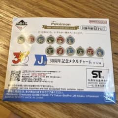 一番くじ ポケモン 30周年記念メタルチャーム J賞 未開封 - メルカリ