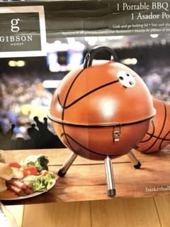 新品未使用 GIBSON HOME バスケットボール型 BBQグリル コンロのサムネイル