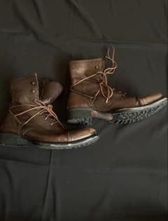 靴 alfredoBANNISTER- engineer boots gimmick 00s Alfredobannister gimmick boots サイズ43 - メルカリ