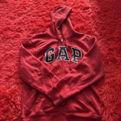 GAP ジップアップパーカー レッド Sのサムネイル