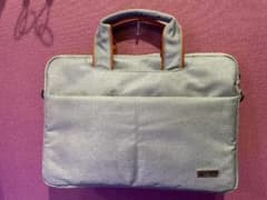 Brand new, unused gray business bag/laptop bag, 2-way, waterproof.