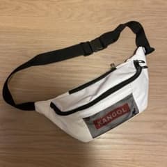 ホワイト メッシュポケット ボディバッグのサムネイル