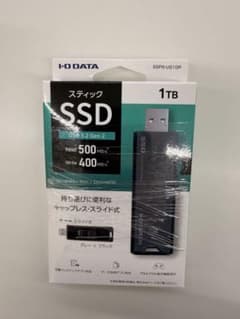 I-O DATA 1TB SSD US 3.2 Gen 2　SSPS-US1GRのサムネイル