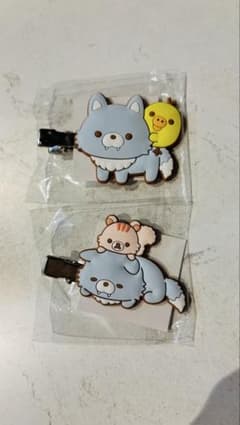 Thumbnail of リラックマ　ガチャガチャ　ヘアピン　アオイコオオカミ