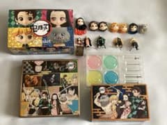 귀멸의 칼날 Qposket petit 23권 동봉판 피규어 과자캔 2개