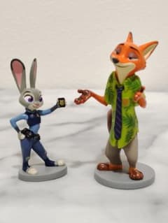 ズートピア ジュディ・ポップス ニック・ワイルド フィギュア2体セット