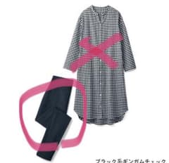 マタニティ　レギンス　黒のサムネイル