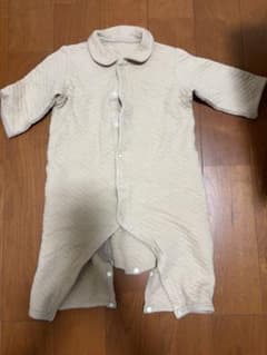 UNIQLO BABY キルトカバーオール 70cm ベージュのサムネイル