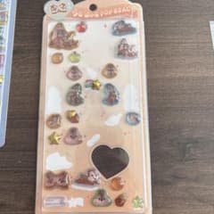 【正規品】うるちゅるシール チップとデール ディズニー おすそわけ