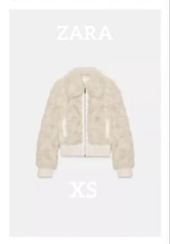 ZARA フェイクファー ボンバージャケット XS 新品未使用 - メルカリ