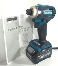 インパクトTD001G本体＋BL4025バッテリ1つ＋充電器＋ケース、共に中古品のサムネイル