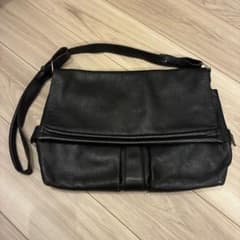 Maison Martin Margiela 11 レザー ショルダーバッグ 黒 - メルカリ