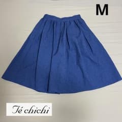 Té chichi フレアスカート ブルー Mのサムネイル