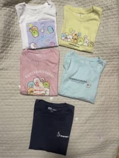 UNIQLO 스미코구라시 T셔츠 5장 세트