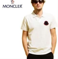 MONCLER ホワイト ポロシャツ QRコード鑑定済み - メルカリ
