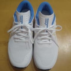ASICS ランニングシューズ 25.0cm ホワイト/ブルーのサムネイル