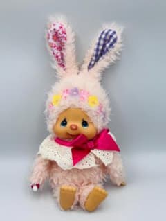 チムたん フラワーバニー 　モンチッチ　セキグチ　レトロ　ぬいぐるみ チムたん フラワーバニー モンチッチ セキグチ レトロ ぬいぐるみ