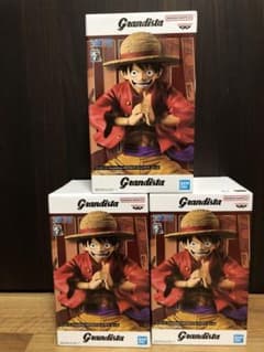 grandista ルフィ　フィギュア 3個セットのサムネイル