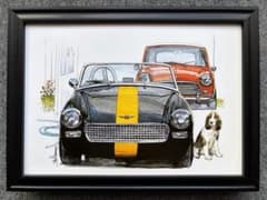 BOW。池田和弘『Austin Healey』B5サイズ 額入り 額装品 旧車 - メルカリ