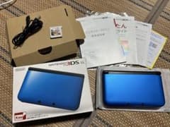 Nintendo 3DS LL ブルー 本体　箱　説明書付きのサムネイル